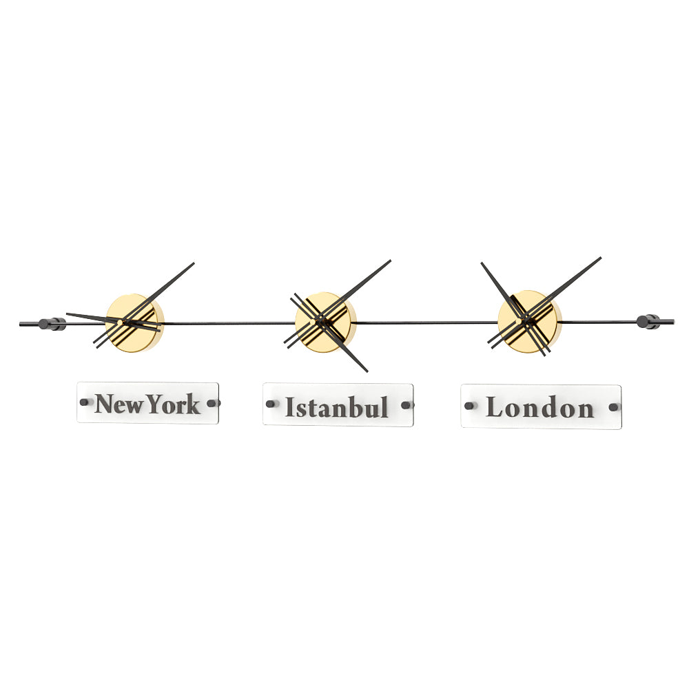 World Clock Duvar Saati
