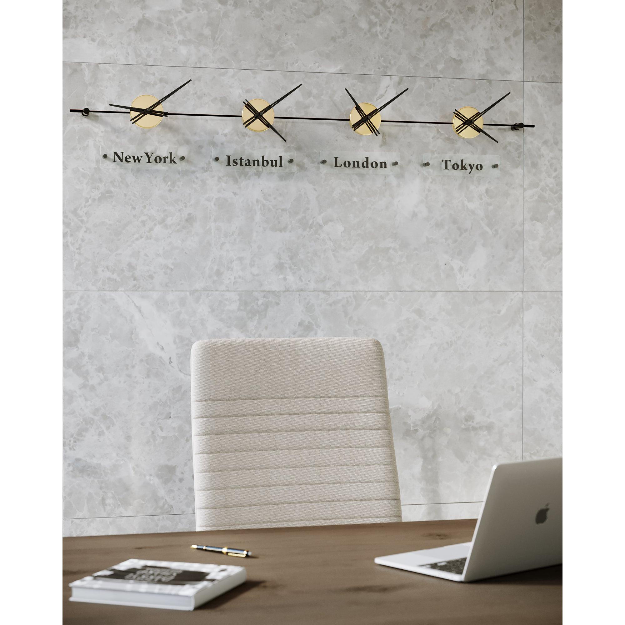 World Clock Duvar Saati