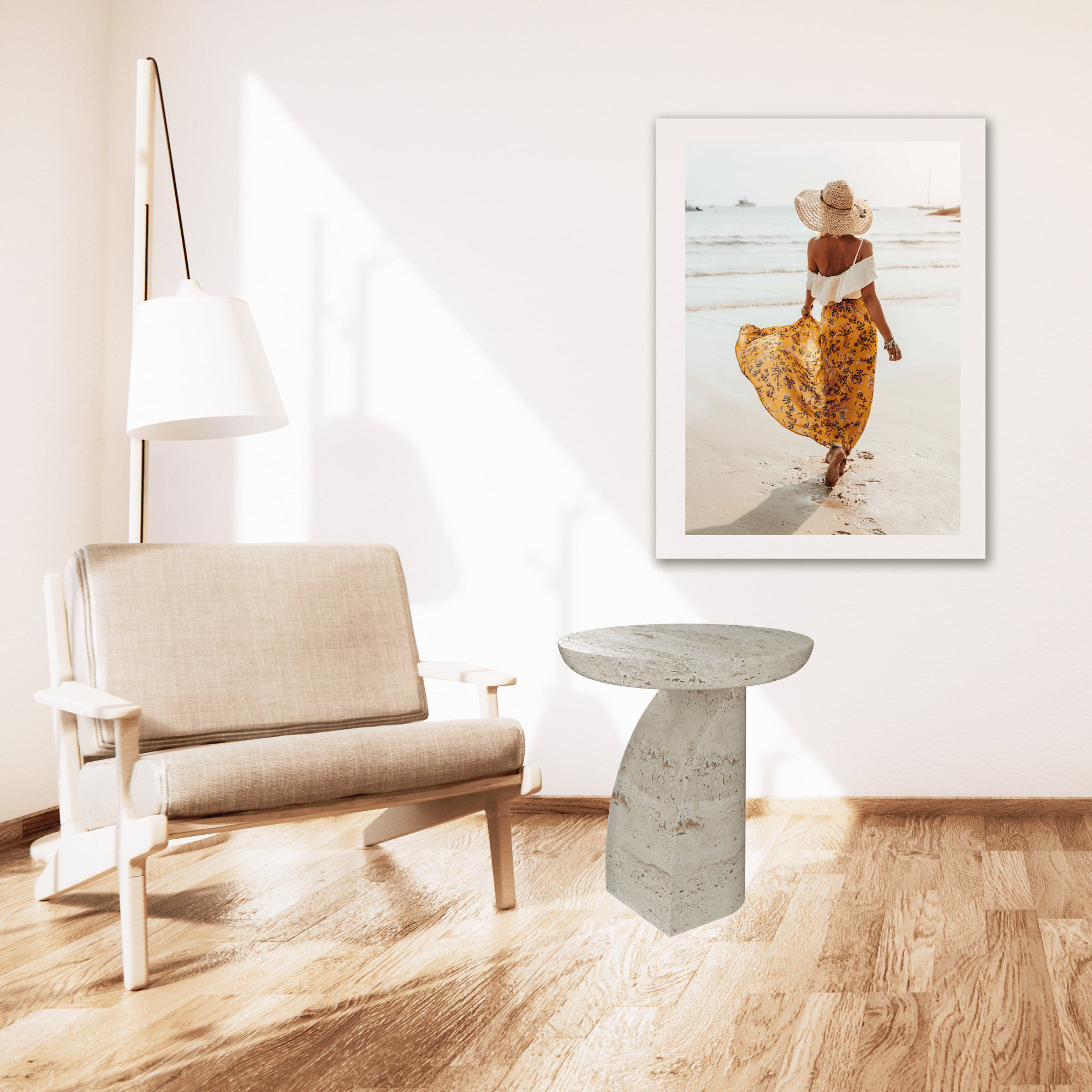 Worx Traverten Yan Sehpa-Sehpa-Marmony Concept-traverten-NowShopFun