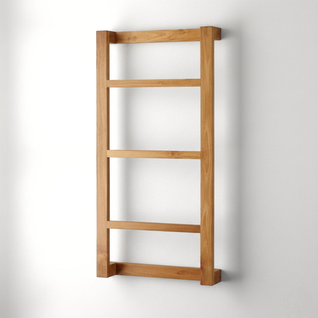 Wulan Towel Rack El Yapımı Ahşap Havluluk