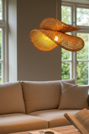 Luna Premium Rattan Sarkıt Avize