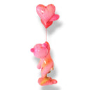 Xoxo Love Chaser Heykeli – Pembe Ayıcık Ve Kalp Balon Tasarımı