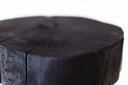 Yaki Yan Sehpa | Siyah Masif Ahşap Yan Sehpa
