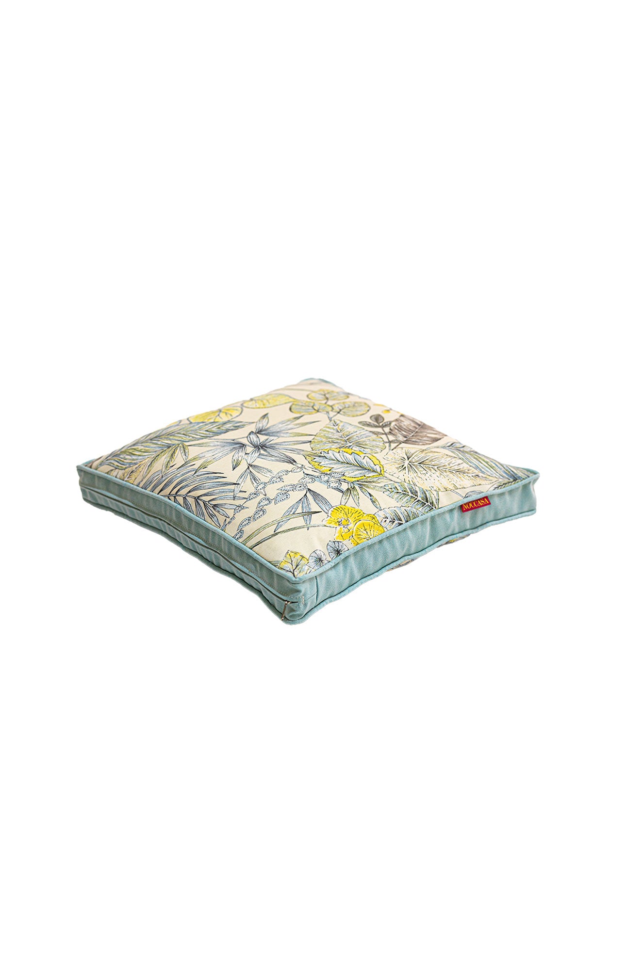 Yaprak Desenli Mint Outdoor Kırlent