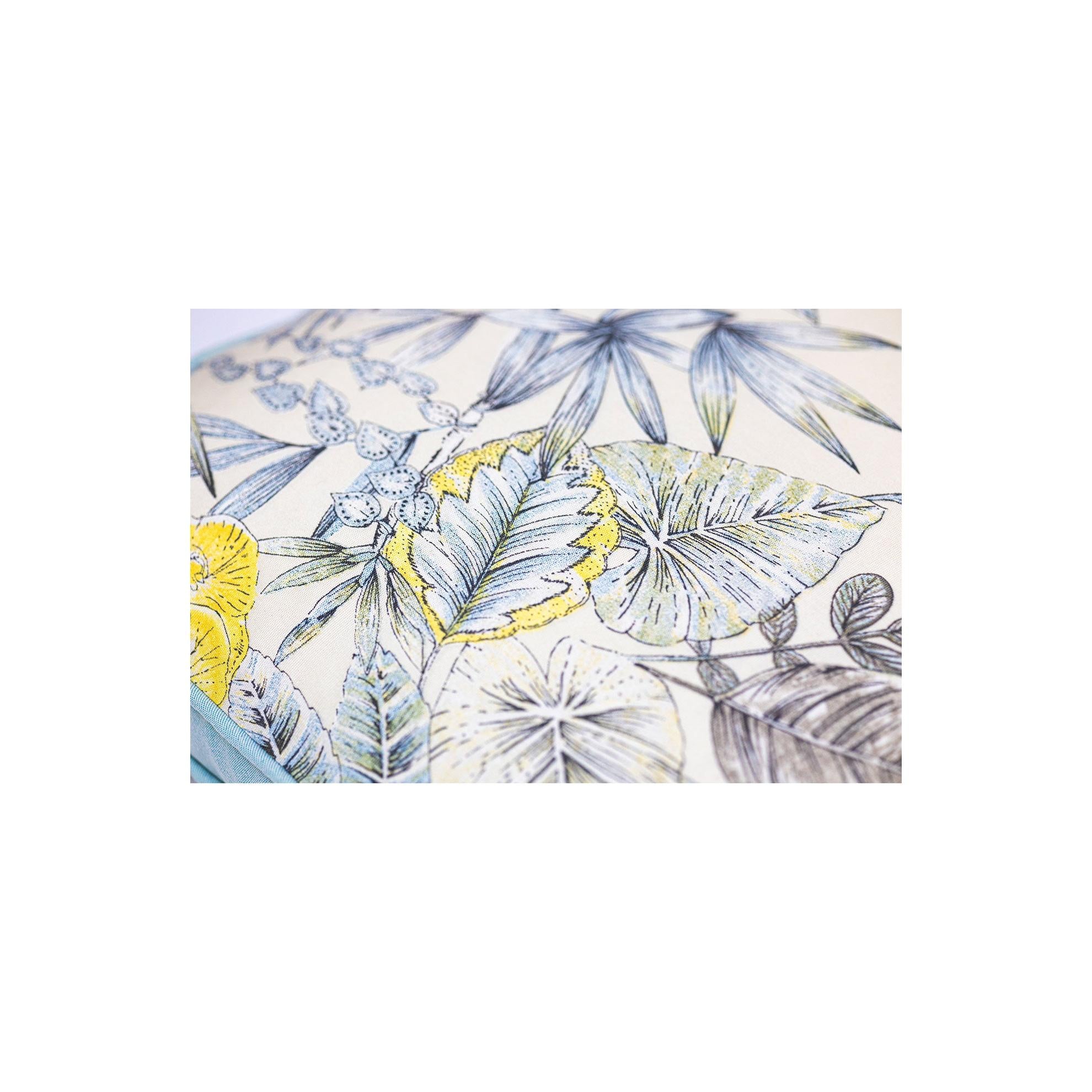 Yaprak Desenli Mint Outdoor Kırlent