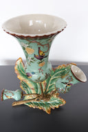 Yaprak Detaylı Vazo-Vazo-Rubino Home-NowShopFun