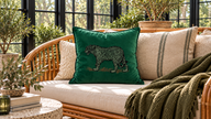 Leo - 55 X 55 Cm Kırlent-Yastık & Kırlent-Joyful Living-Turuncu-NowShopFun