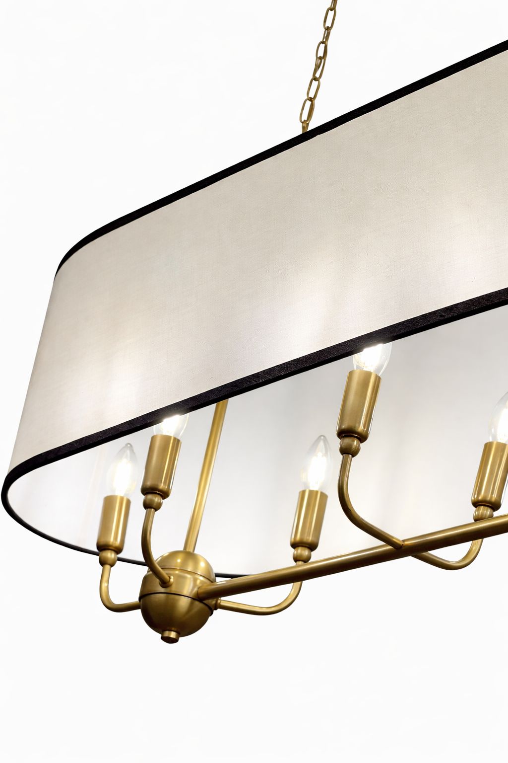 Yemek Masası Üstü 8 Kollu Abajur Avize