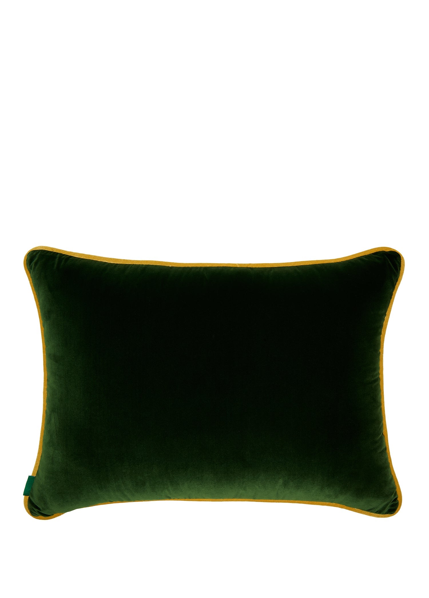 Yılan Ve Çiçek Aplike Kadife Kırlent