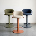 Yoda Bar Sandalyesi 4'lü Set-Solidist Furniture-kiremit-NowShopFun