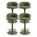 Yoda Bar Sandalyesi 4'lü Set-Solidist Furniture-yeşil-NowShopFun