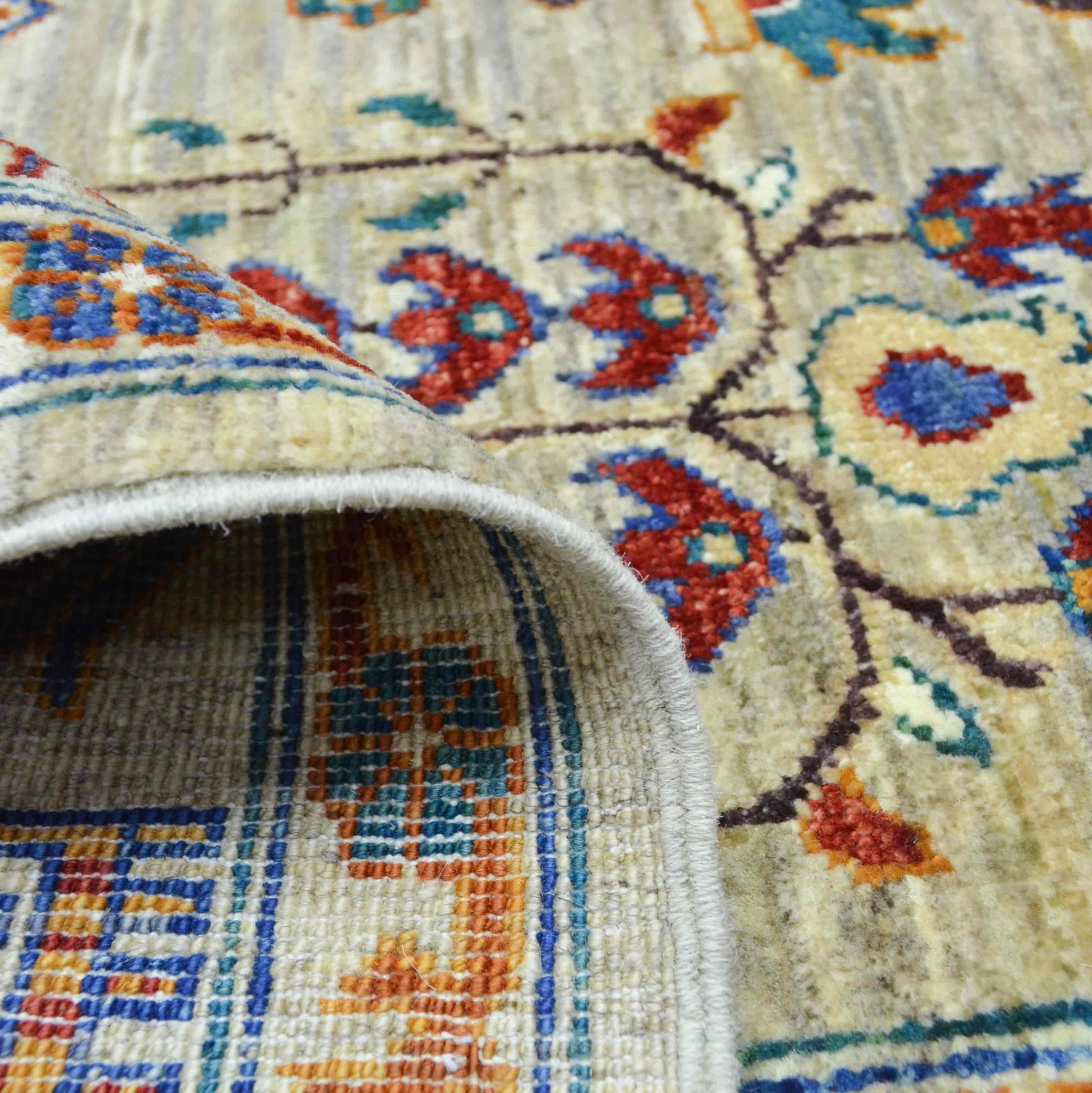 Yünden El Dokuma Afgan Halısı 242x310 cm-Kilim & Halı-KilimCo-NowShopFun