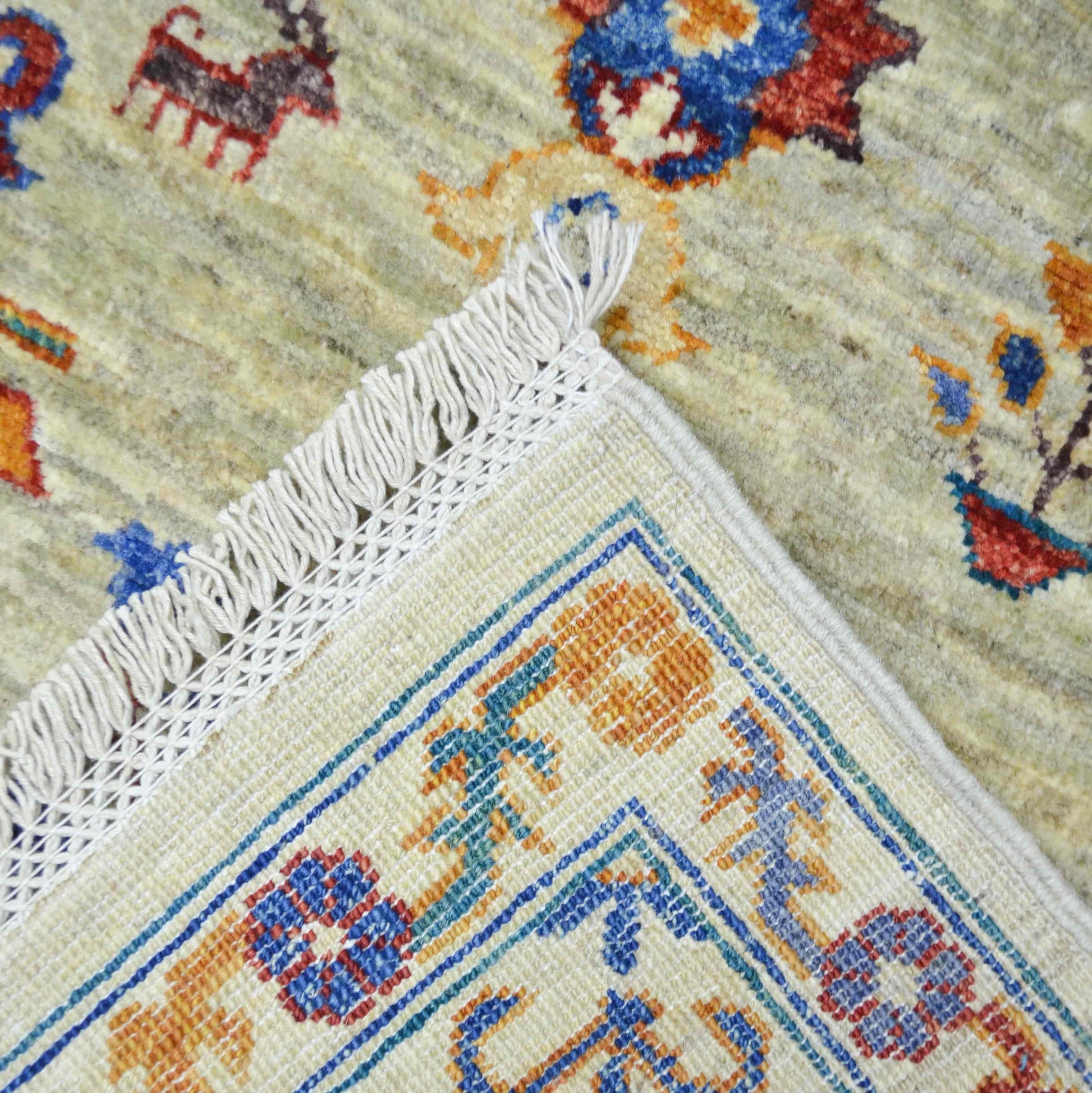 Yünden El Dokuma Afgan Halısı 242x310 cm-Kilim & Halı-KilimCo-NowShopFun