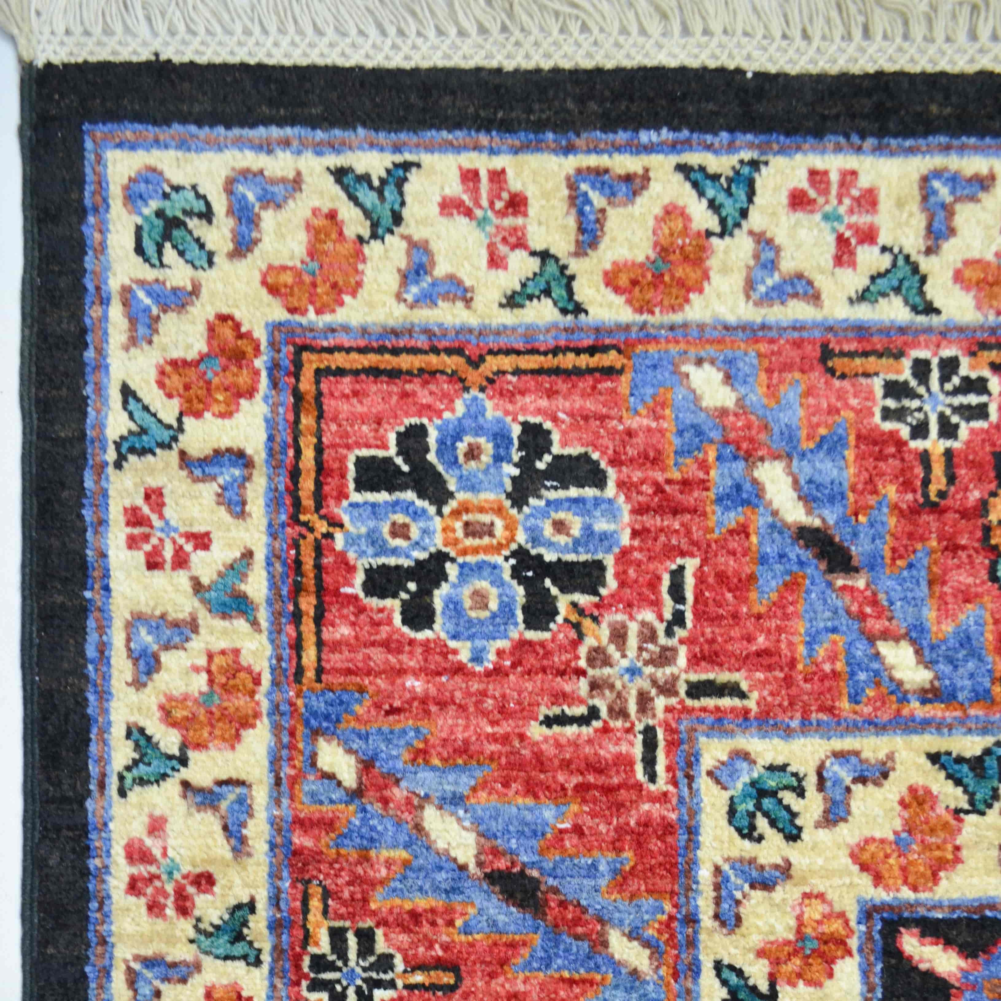 Yünden El Dokuma Afgan Halısı 244x298 cm-Kilim & Halı-KilimCo-NowShopFun