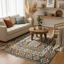 Yünden El Dokuma Afgan Kilim 140x190 cm-Kilim & Halı-KilimCo-NowShopFun