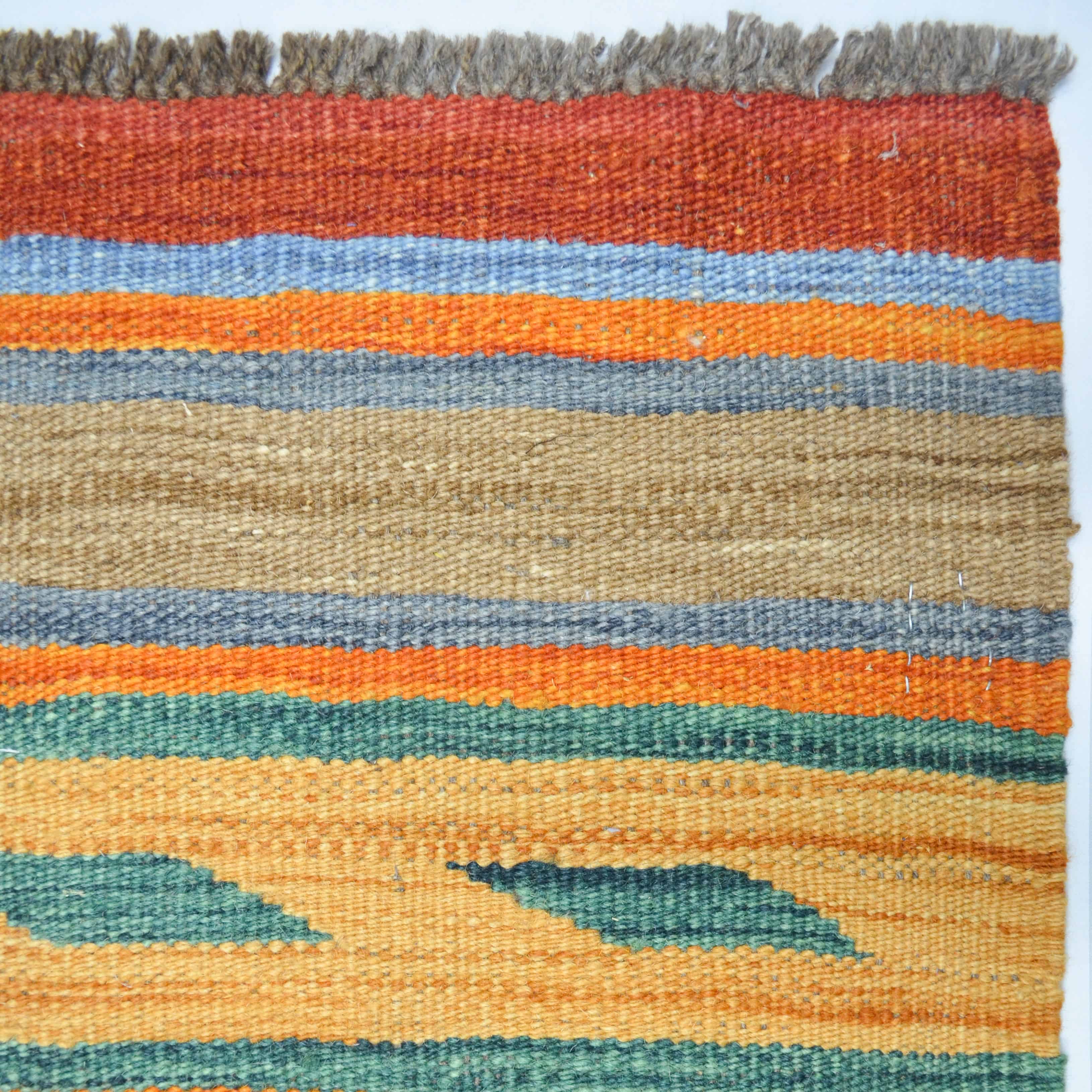 Yünden El Dokuma Afgan Kilimi 150x200 cm-Kilim & Halı-KilimCo-NowShopFun