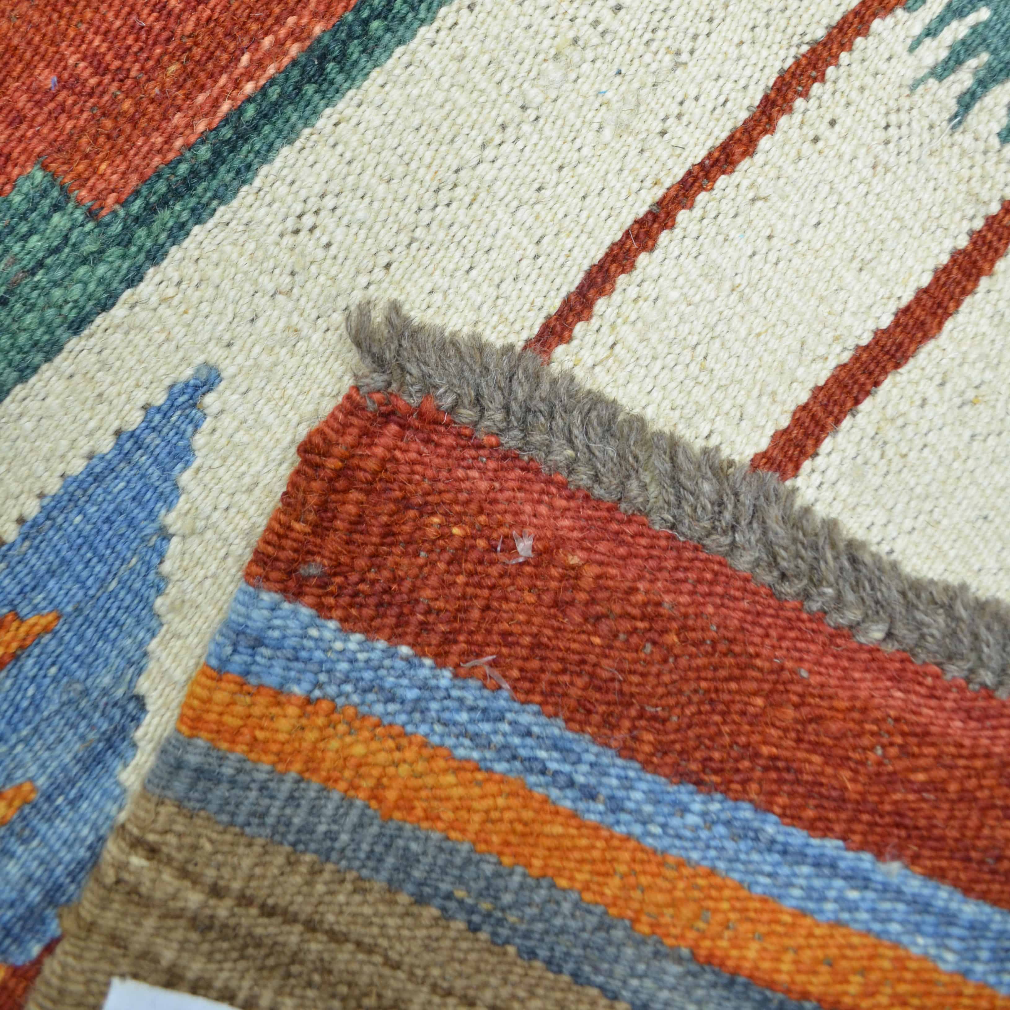 Yünden El Dokuma Afgan Kilimi 150x200 cm-Kilim & Halı-KilimCo-NowShopFun