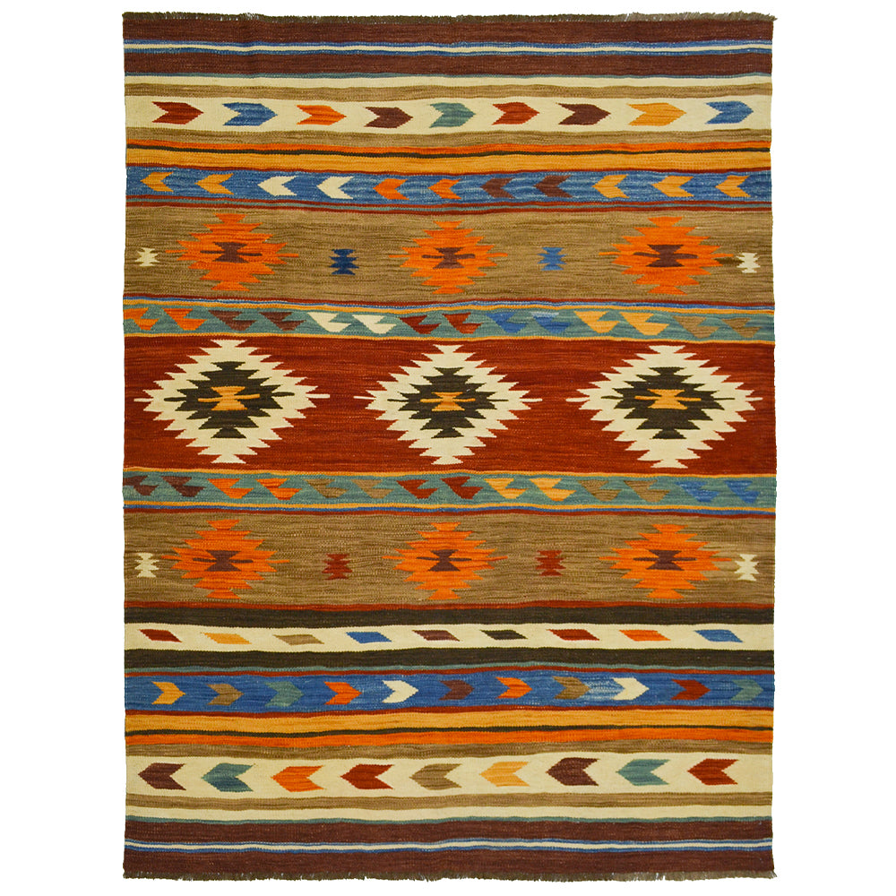 Yünden El Dokuma Afgan Kilimi 154x200 cm-Kilim & Halı-KilimCo-NowShopFun