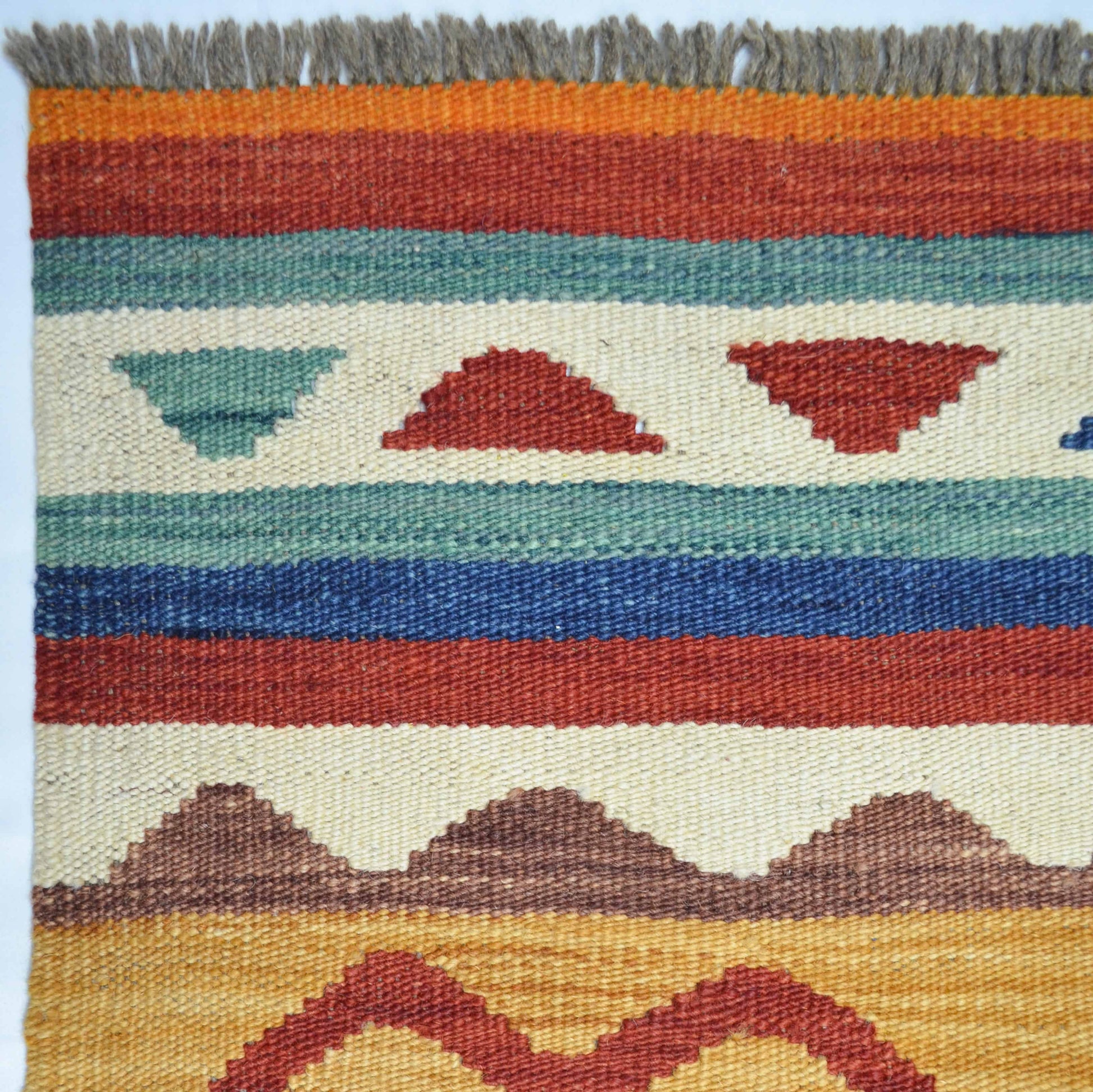 Yünden El Dokuma Afgan Kilimi 200x306 cm-Kilim & Halı-KilimCo-NowShopFun