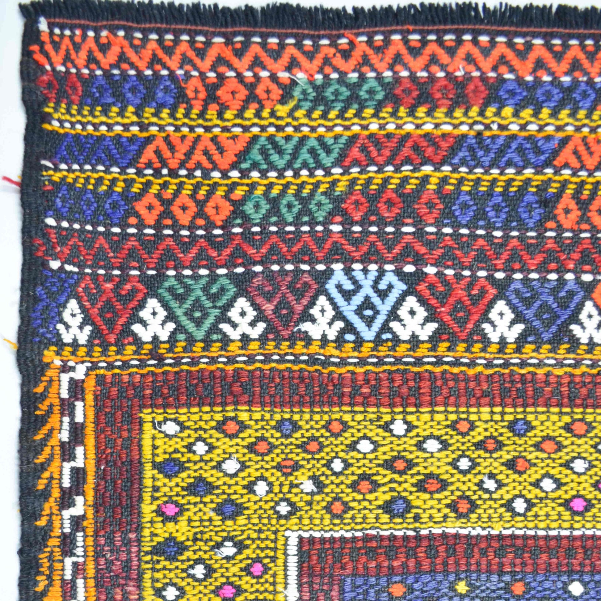 Yünden El Dokuma Fethiye Cicim Kilim 160x244 cm-Kilim & Halı-KilimCo-NowShopFun