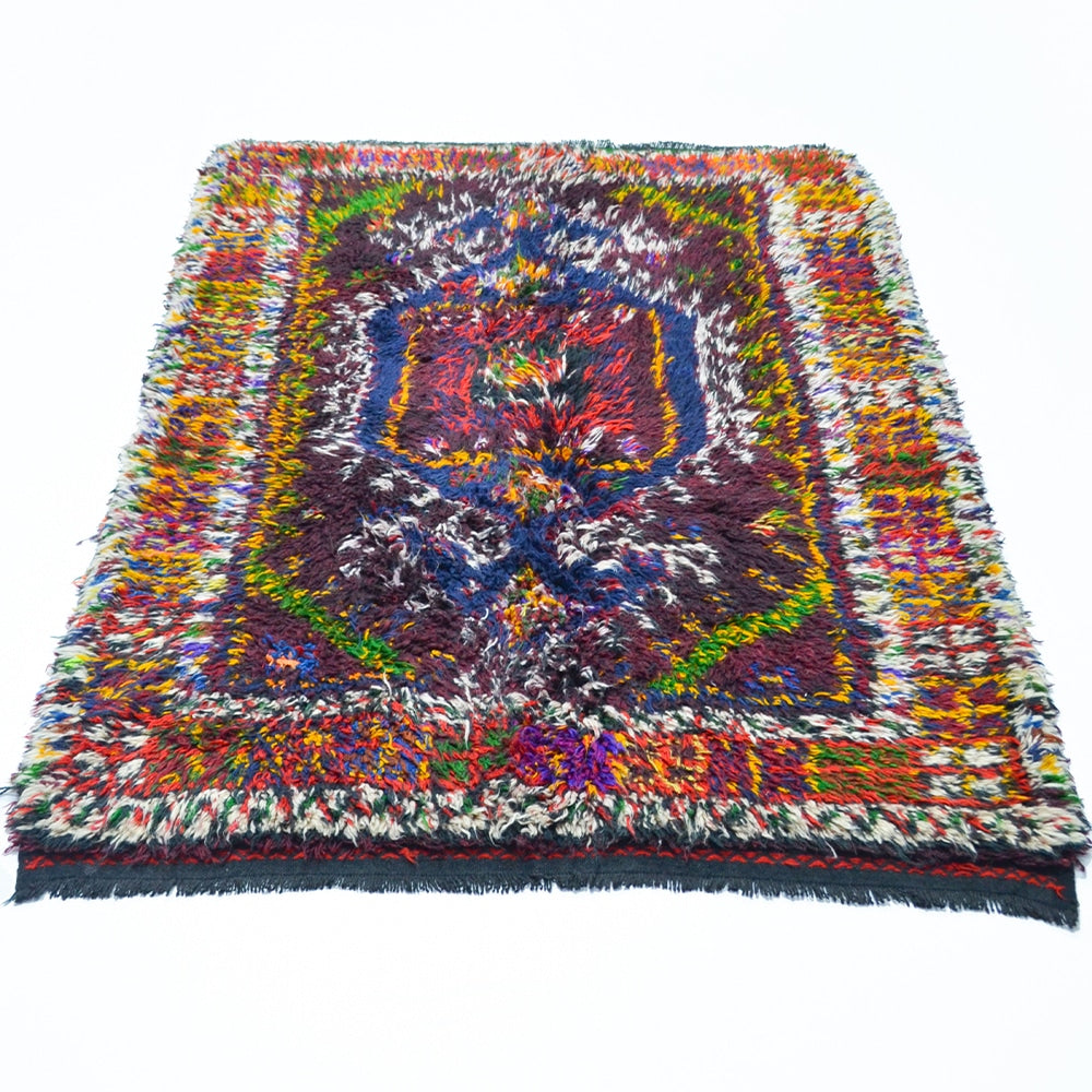 Yünden El Dokuma Konya Tülü Halı 100x150 cm-Kilim & Halı-KilimCo-NowShopFun
