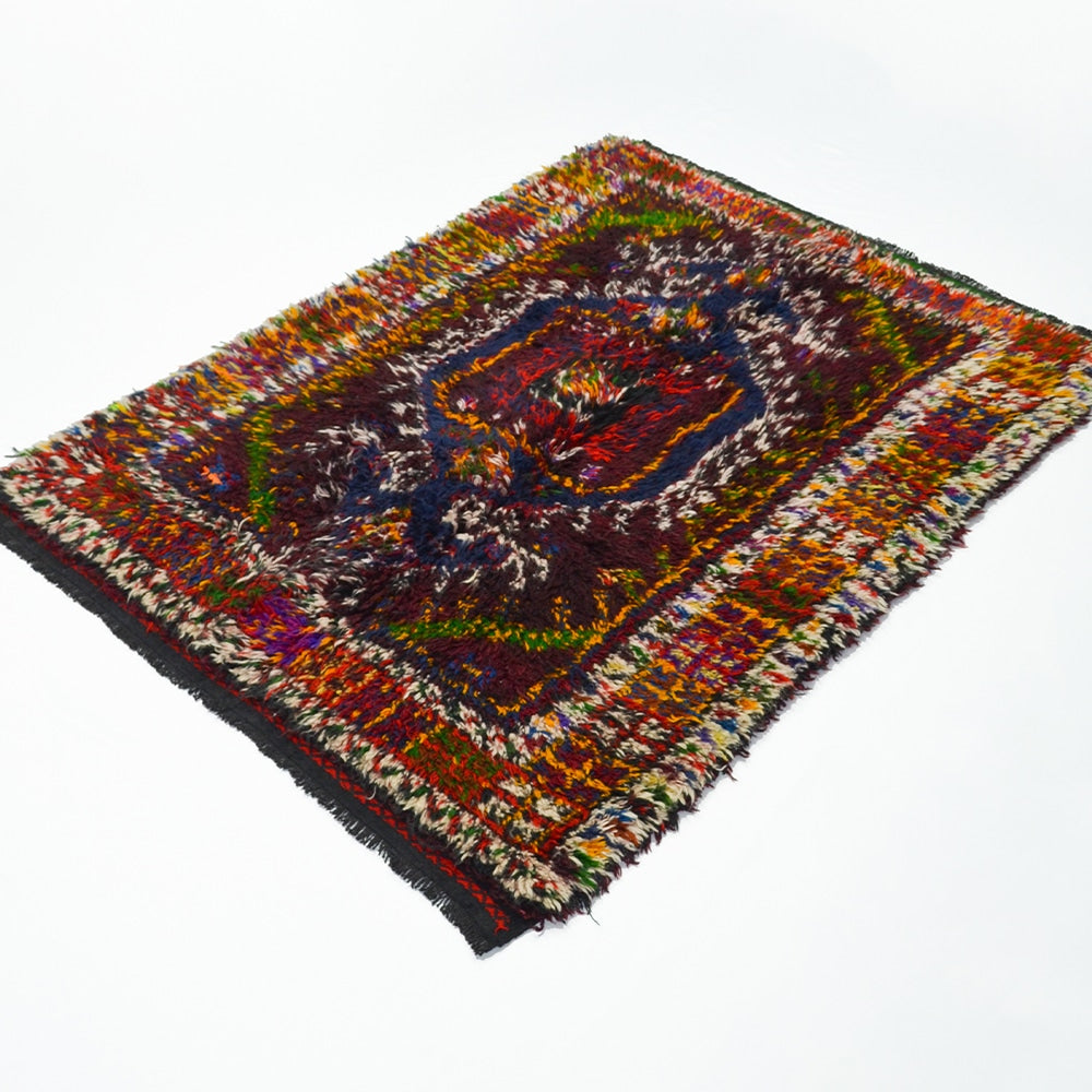 Yünden El Dokuma Konya Tülü Halı 100x150 cm-Kilim & Halı-KilimCo-NowShopFun