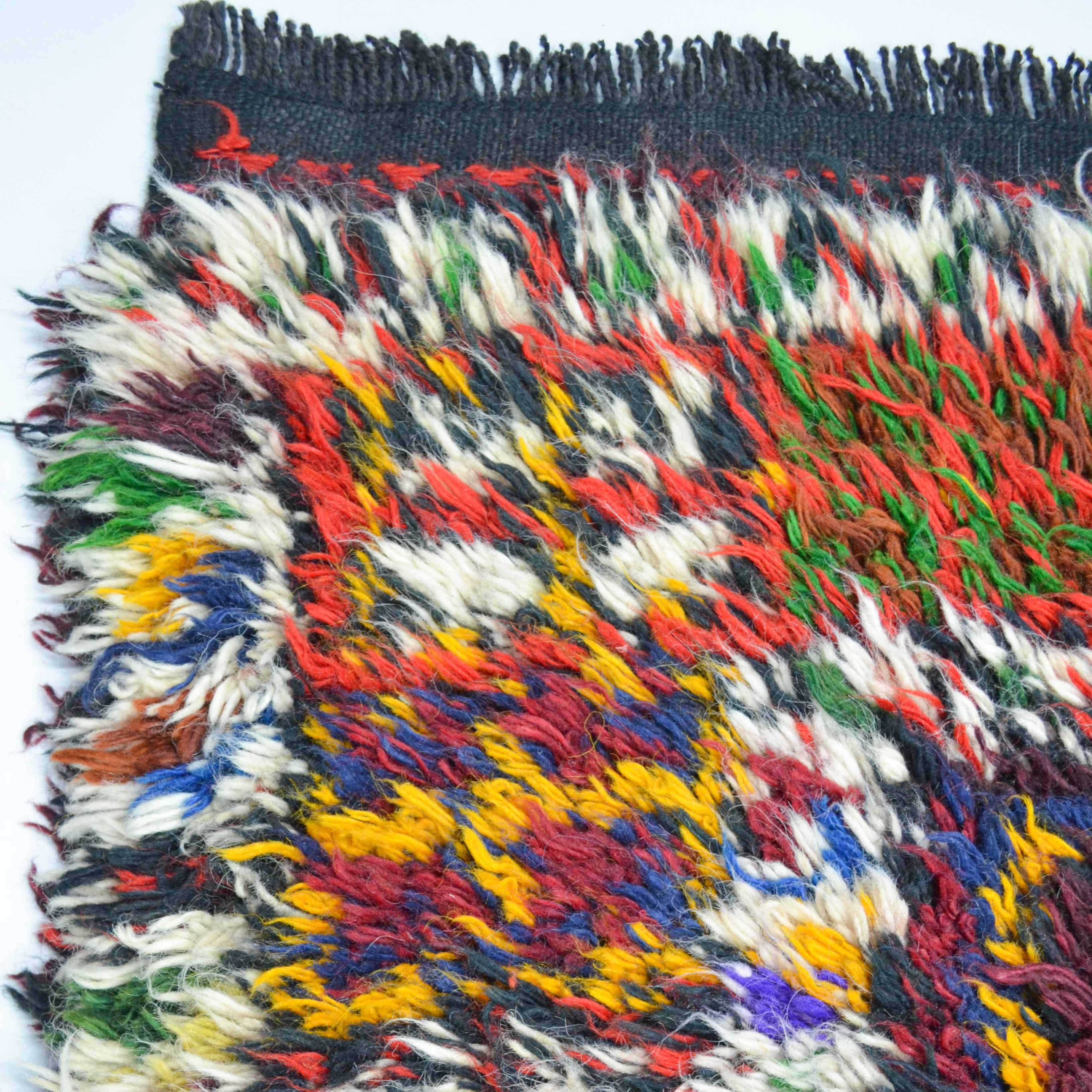 Yünden El Dokuma Konya Tülü Halı 100x150 cm-Kilim & Halı-KilimCo-NowShopFun