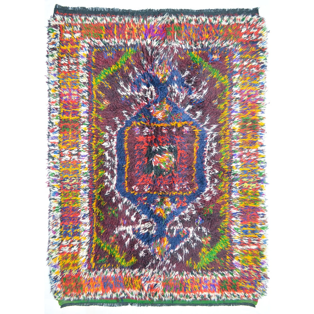 Yünden El Dokuma Konya Tülü Halı 100x150 cm-Kilim & Halı-KilimCo-NowShopFun