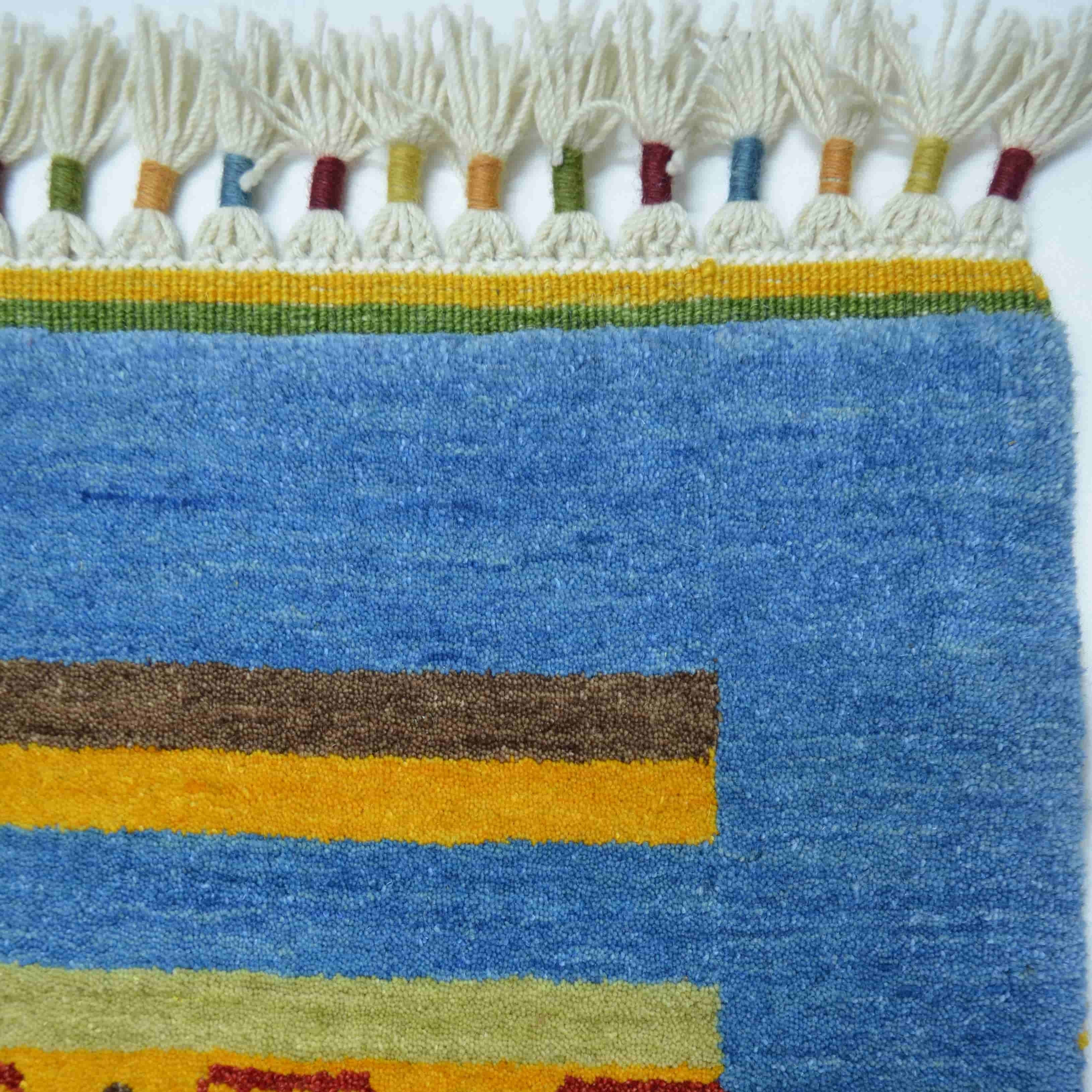 Yünden El Dokuma Tribal Halı-Kilim & Halı-KilimCo-60x90 cm-Kırmızı-NowShopFun