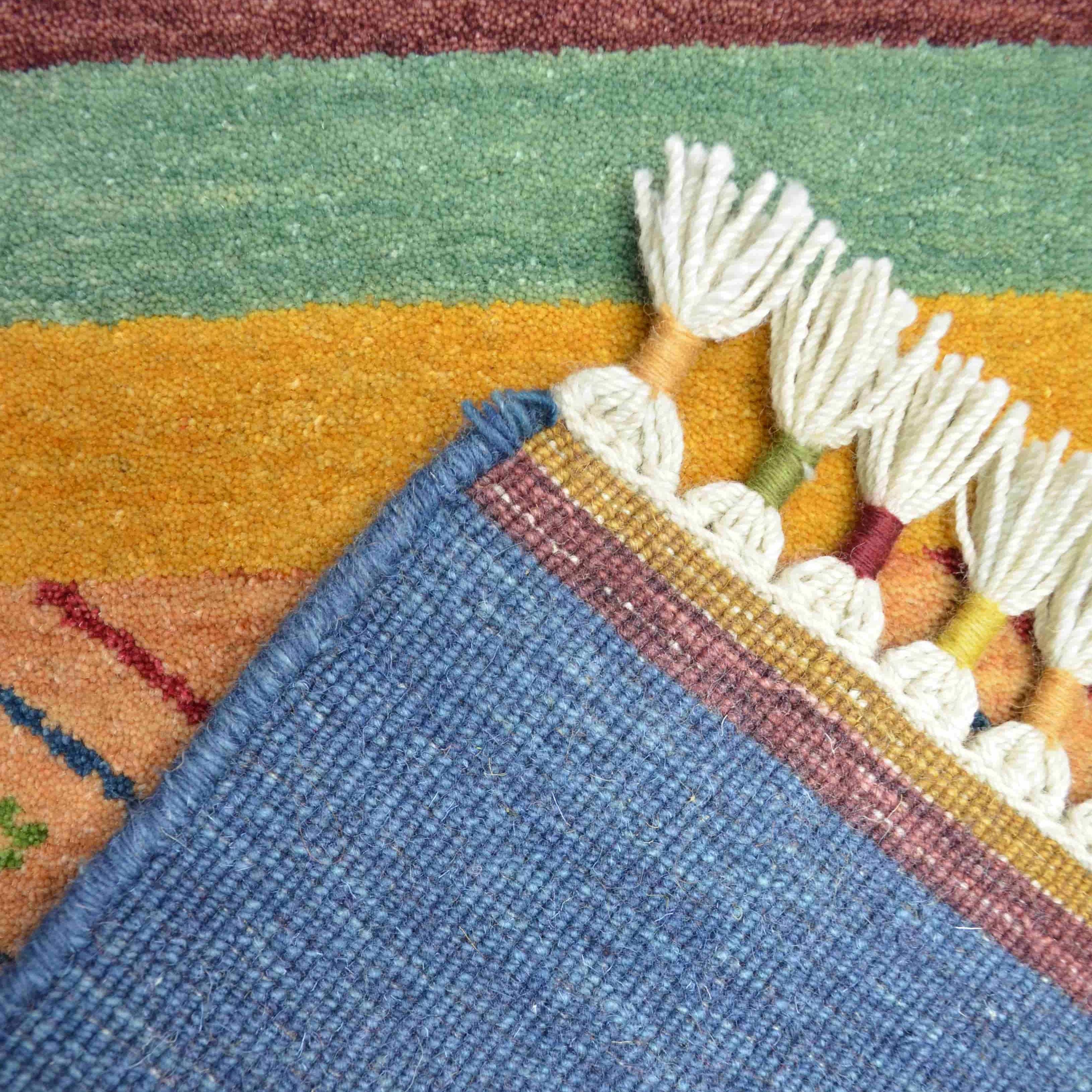 Yünden El Dokuma Tribal Halı-Kilim & Halı-KilimCo-60x90 cm-Kırmızı-NowShopFun