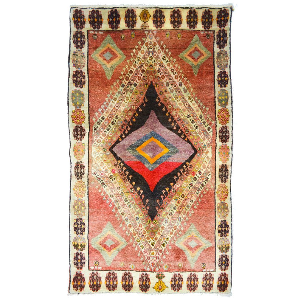 Yünden El Dokuma Vintage İran Köy Halısı 120x200 cm-Kilim & Halı-KilimCo-NowShopFun