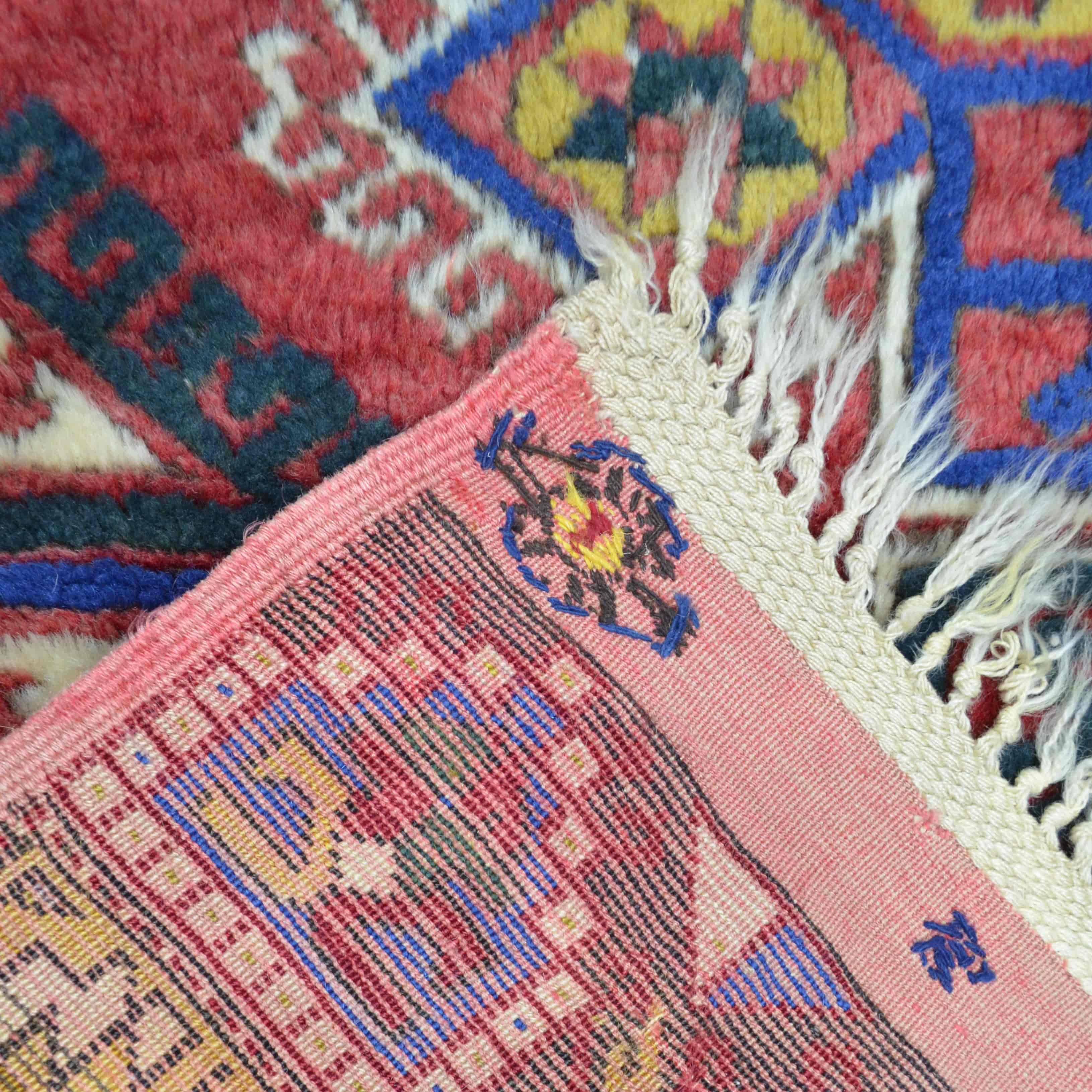 Yünden El Dokuma Vintage Konya Yatak Halısı 120x180 cm-Kilim & Halı-KilimCo-NowShopFun