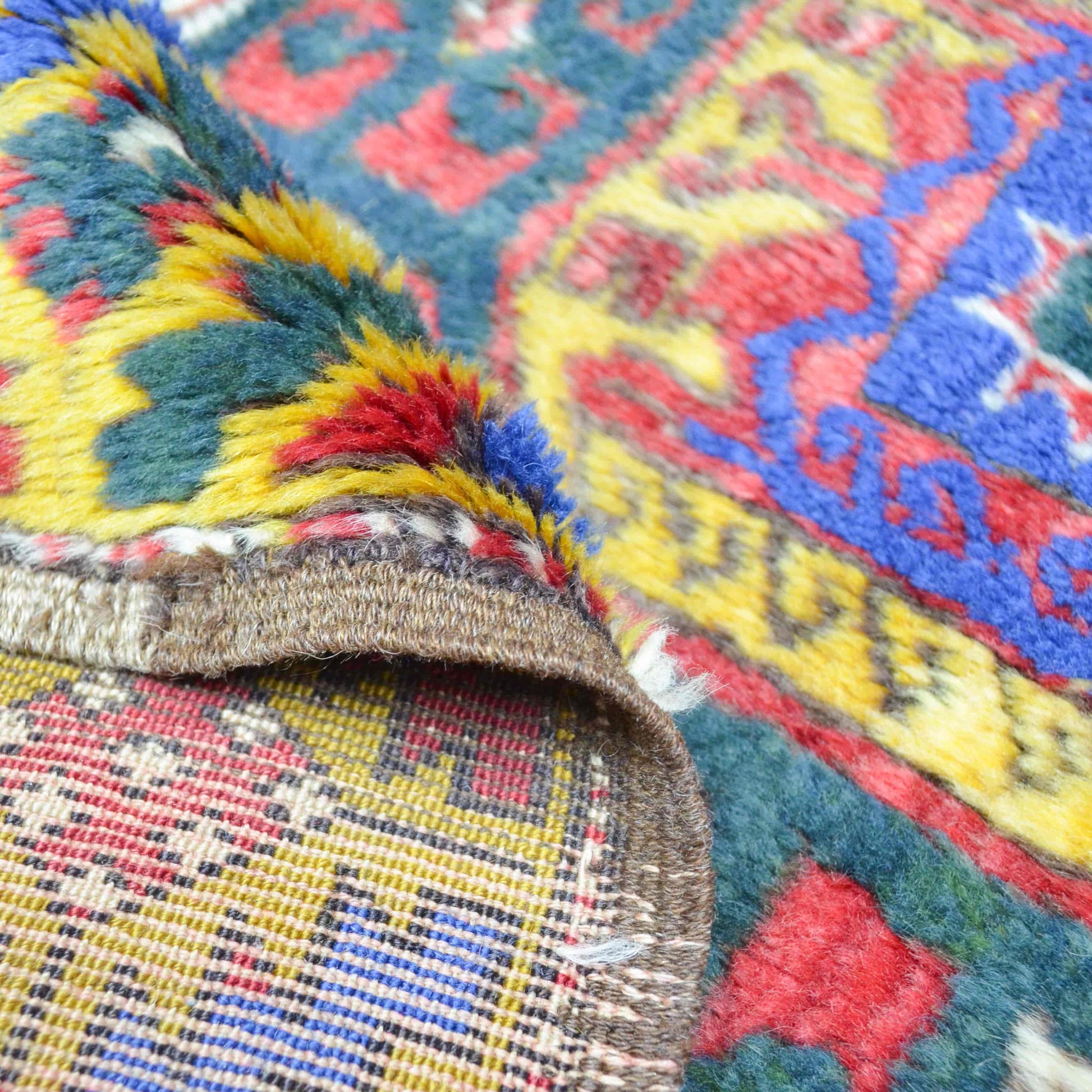 Yünden El Dokuma Vintage Konya Yatak Halısı 120x180 cm-Kilim & Halı-KilimCo-NowShopFun