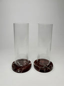 Yuvarlak Bordo Mumluk-AO Design Studio-NowShopFun