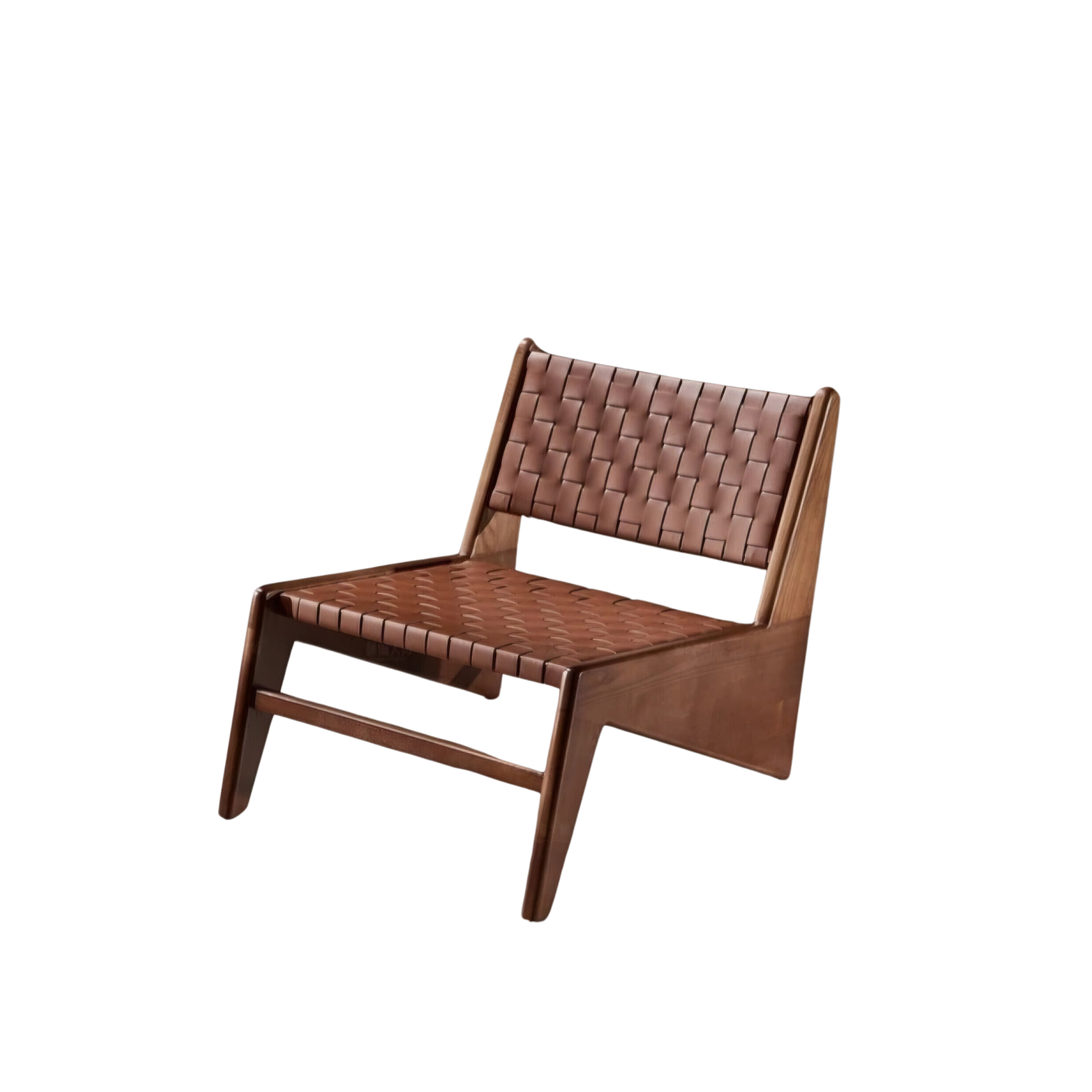 Z Knitted Leather Armchair