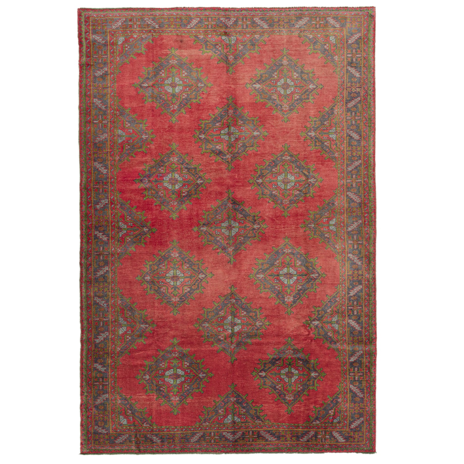 Zafir Rustik Tasarımlı El Dokuma Halı 267x409 cm