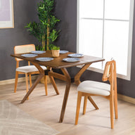 Aira Dikdörtgen Yemek Masası-Yemek Masası-Furnirem-Medium-Ceviz-NowShopFun