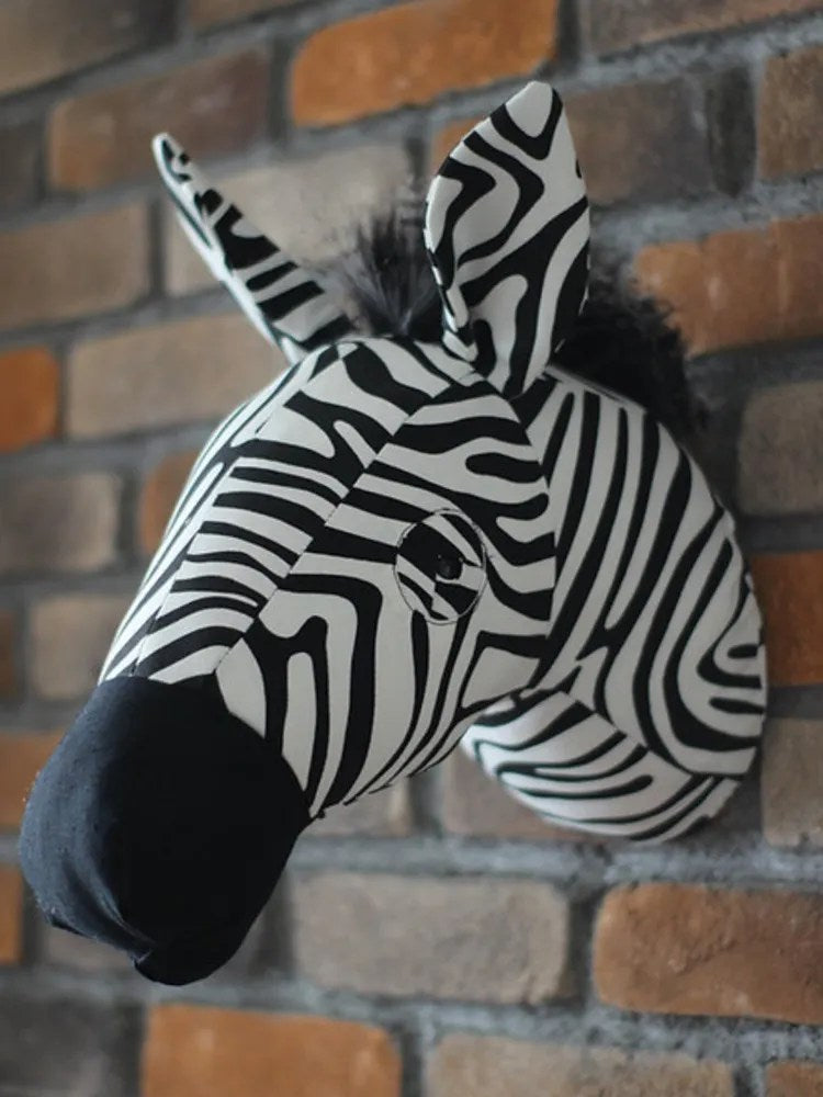 Zebra Duvar Büstü