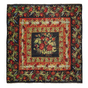 Zemfira Çiçek Desenli El Dokuma Büyük Karabağ Kilimi 470x476 cm-Kilim & Halı-Soho Antiq-NowShopFun