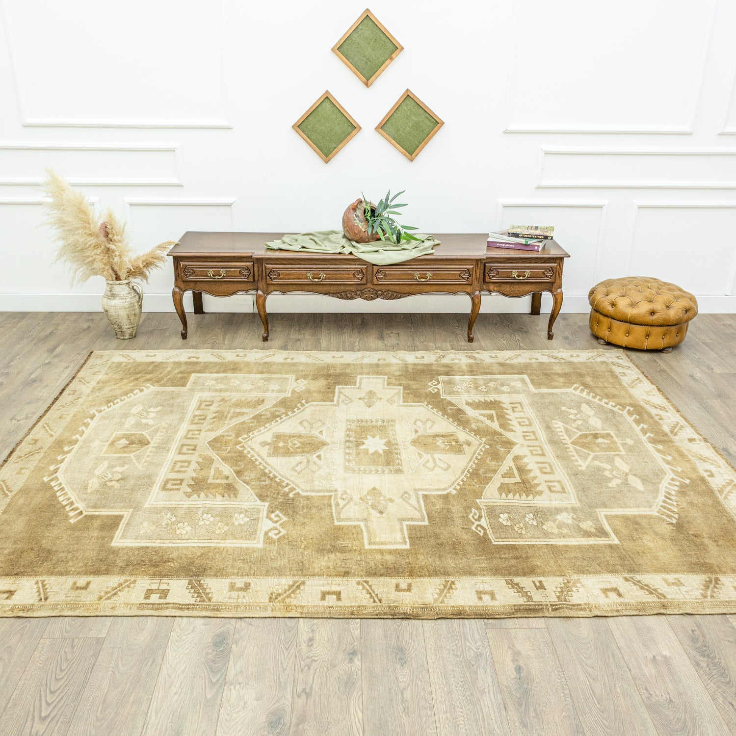 Zemira Natural El Dokuma Kars Halısı 221x304 cm-Kilim & Halı-Soho Antiq-NowShopFun
