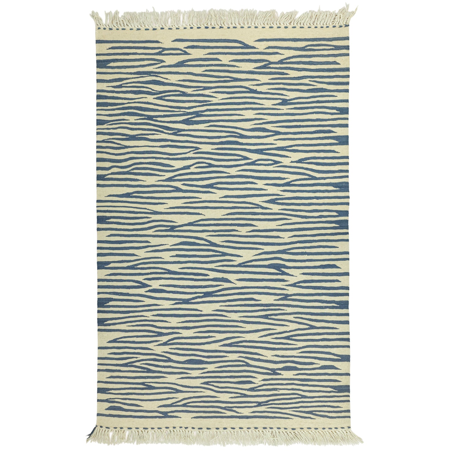 Zeta Zebra Desenli El Dokuma Kilim 111x176 cm