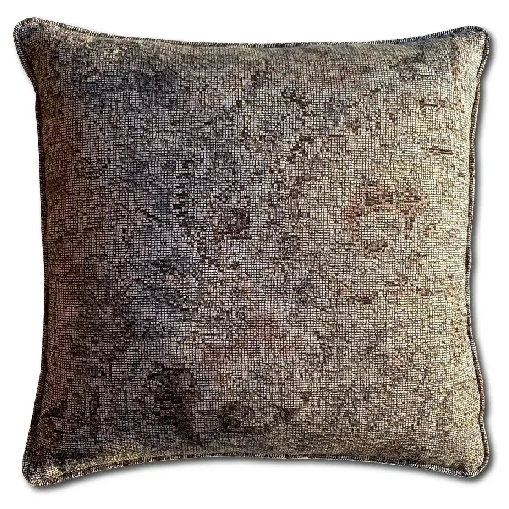 Zeugma Gri Şal Desen Kırlent