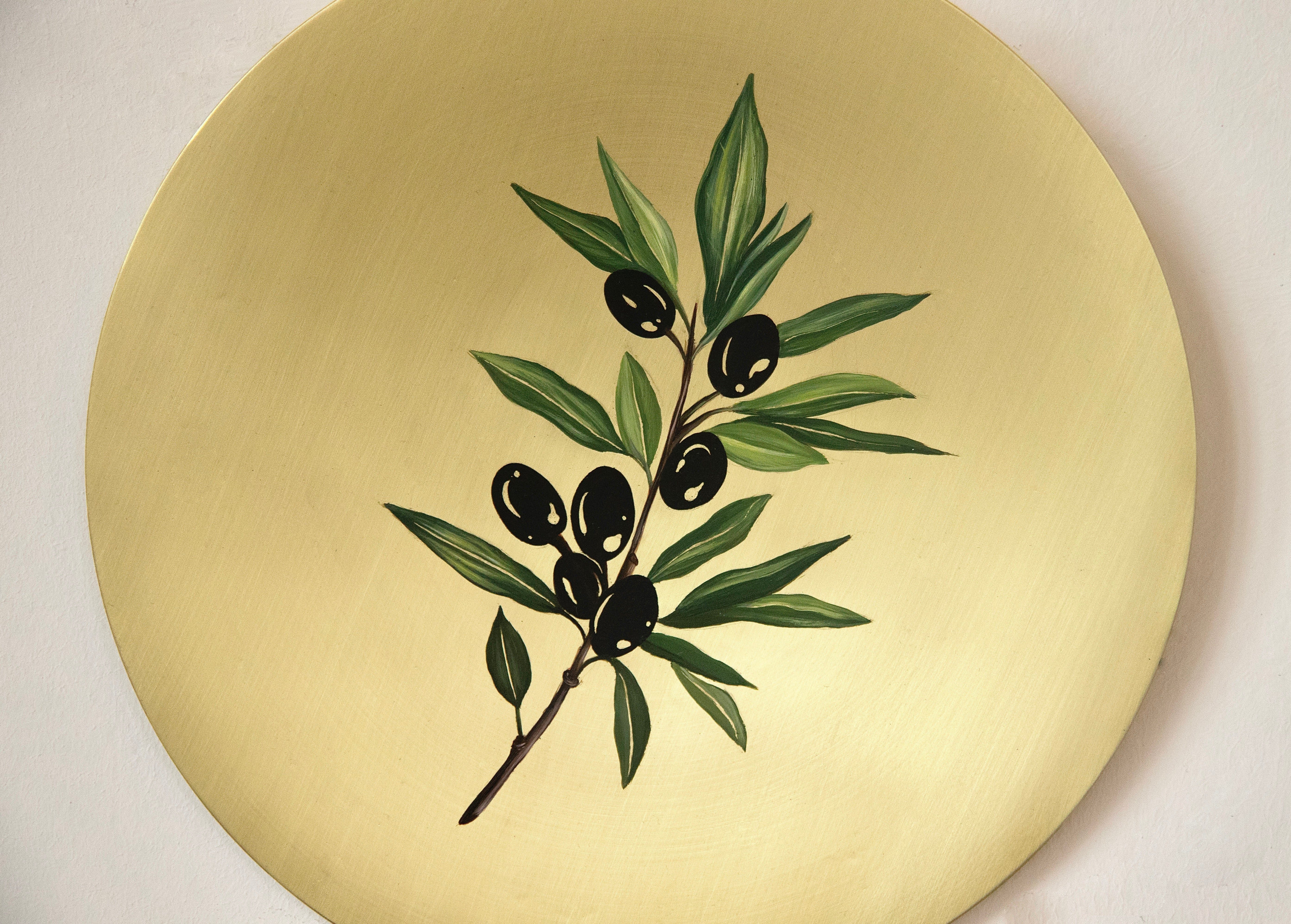 Zeytin Dalı Duvar Tabağı