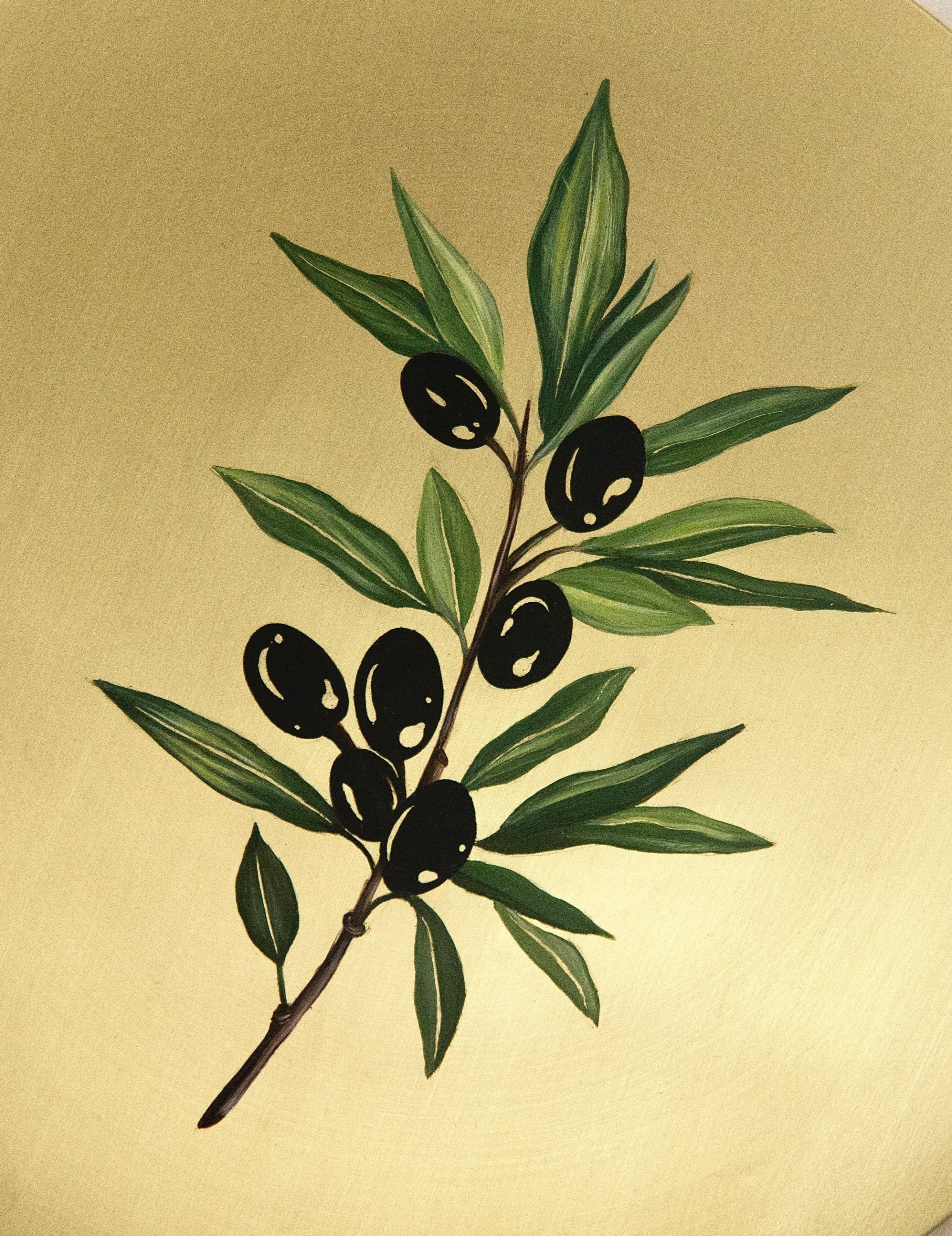 Zeytin Dalı Duvar Tabağı