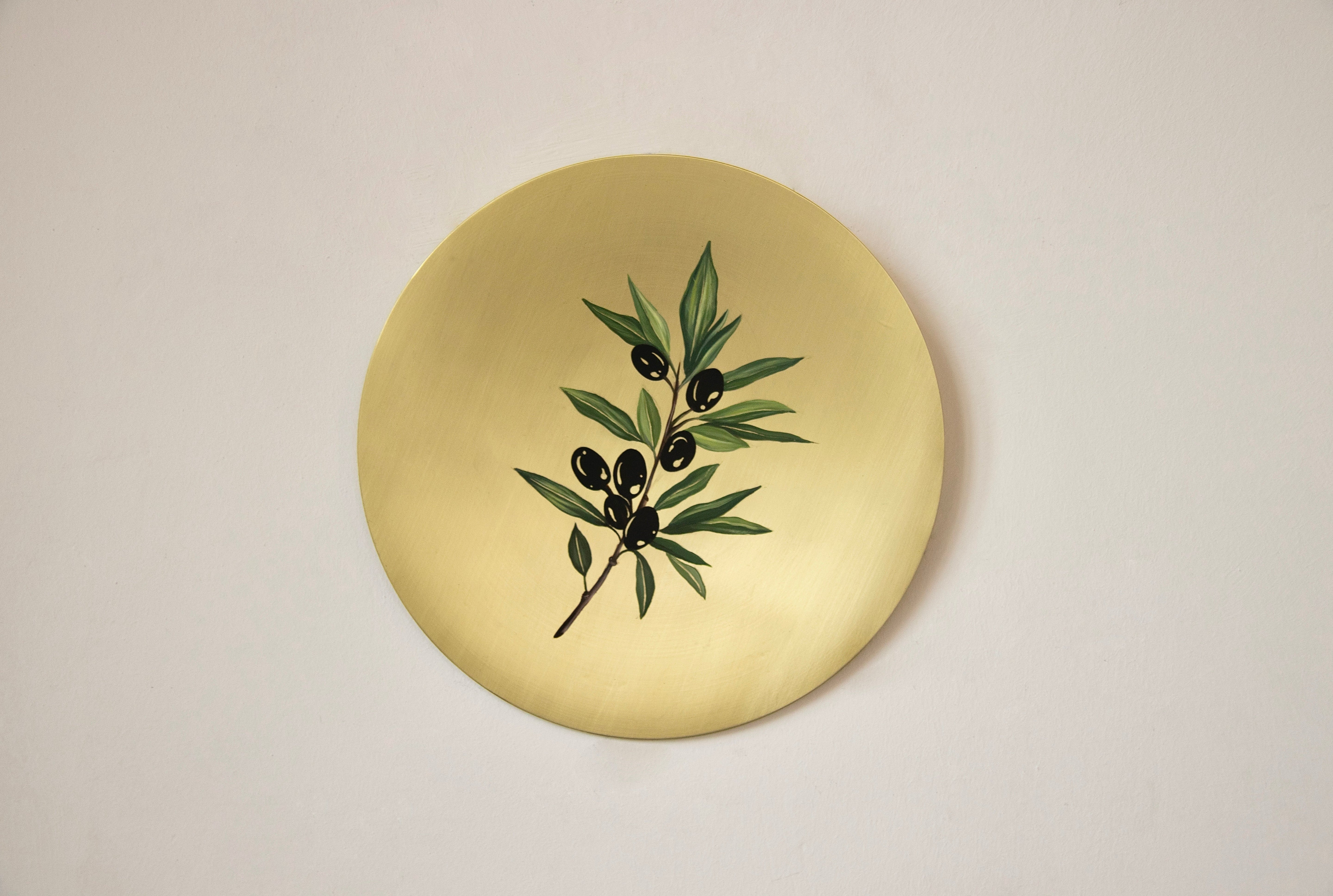Zeytin Dalı Duvar Tabağı