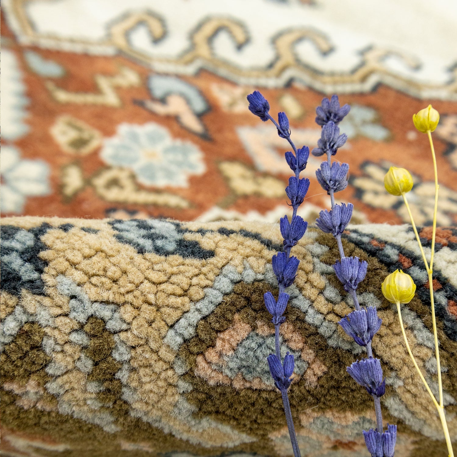 Zhupar Etnik Desenli El Dokuma Milas Halısı 168x226 cm