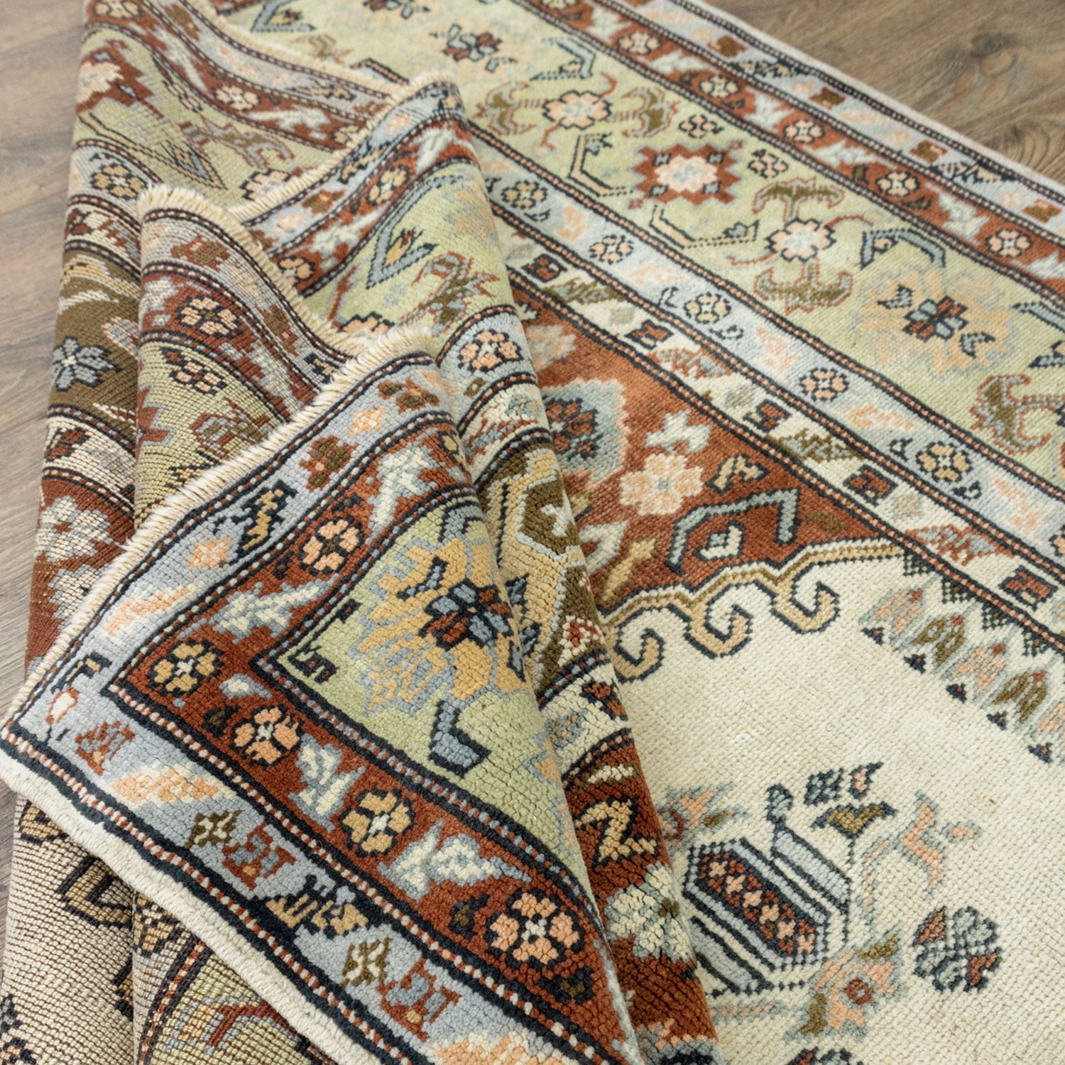 Zhupar Etnik Desenli El Dokuma Milas Halısı 168x226 cm