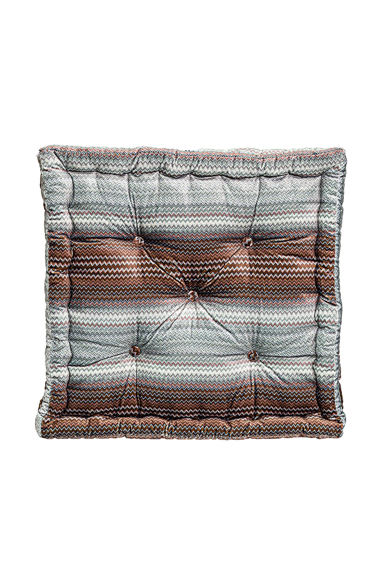 Zigzag Bisküvi Minder - Kahve