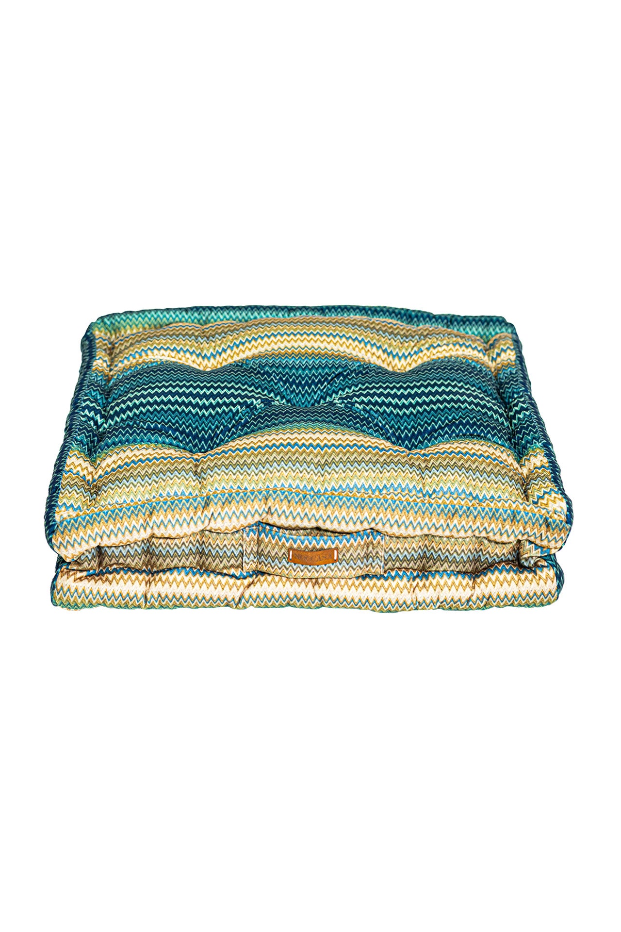 Zigzag Bisküvi Minder - Mavi