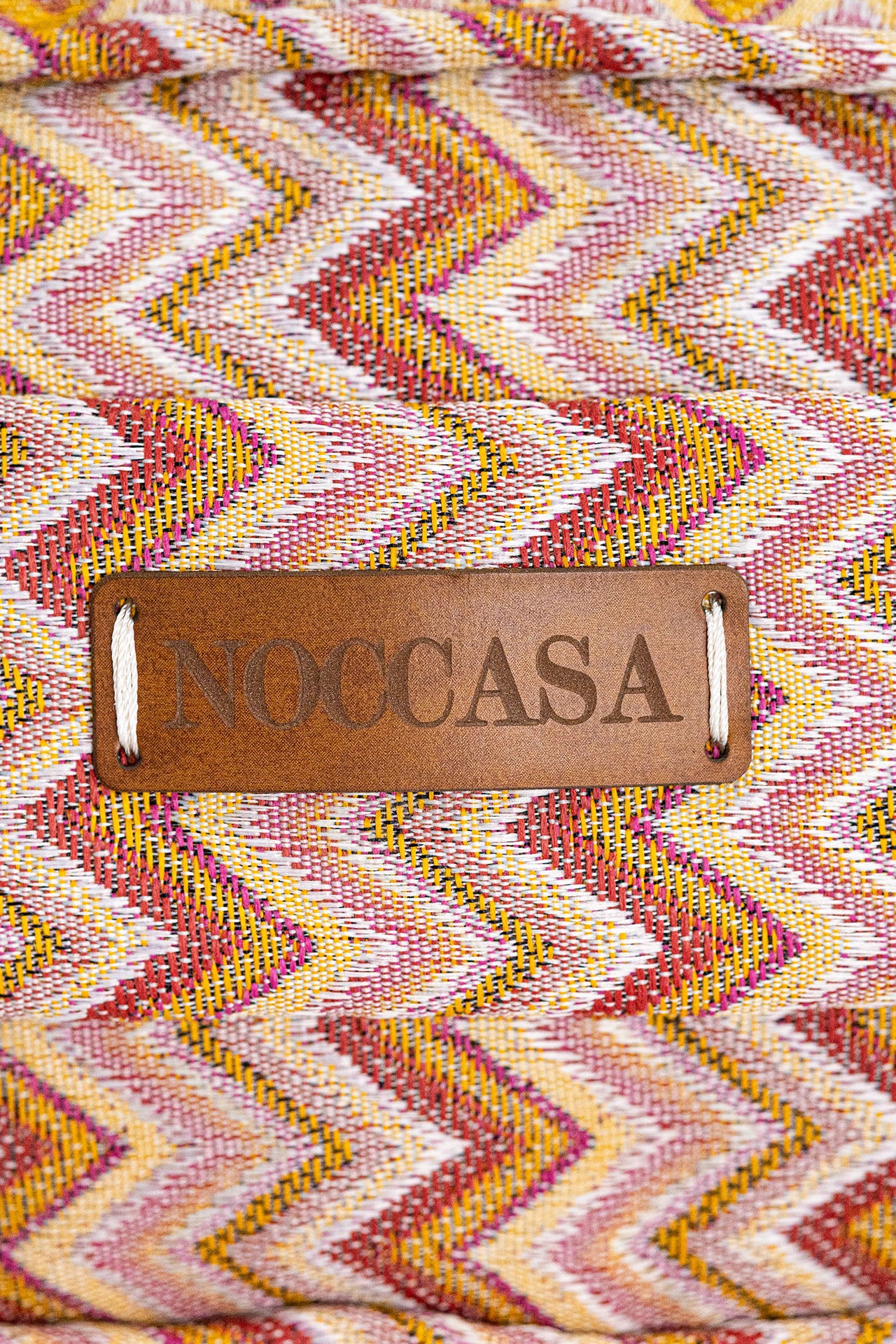 Zigzag Desen Yuvarlak Minder